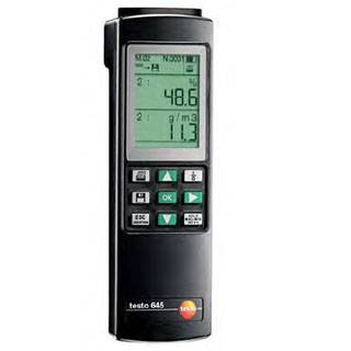산업용 고정밀 온습도계 testo 645